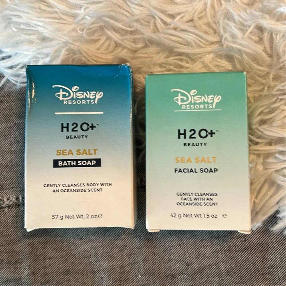 🩶5/$30 Disney H2O+ Sea Salt Bath and Facial Soap Set